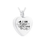 Heart-Shaped Stainless Steel Cremation Urn Mini Ashes Souvenir