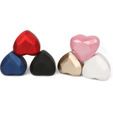 Heart-Shaped LED Wedding Ring Box with Jewelry Case