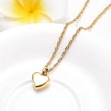 Heart Shaped Memorial Urns Necklace Stainless Steel Urn Jewelry