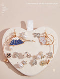 Heart-Shaped Pu Leather Jewelry Storage Box