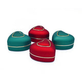 Heart Shaped LED Ring Box Engagement Jewelry Display Case