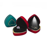 Heart Shaped LED Ring Box Engagement Jewelry Display Case
