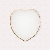 Heart-Shaped Earring Display Tray Resin Palette Shooting Props