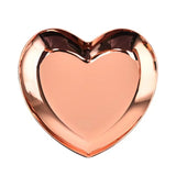 Heart Shaped Stainless Steel Jewelry Organizer Display Tray
