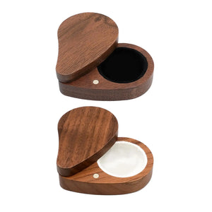 Heart Shaped Wood Organizer Box for Weddings & Engagements