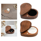 Heart Shaped Wood Organizer Box for Weddings & Engagements