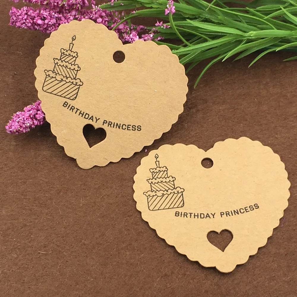 Happy Birthday Series Tag Various Patterns Styles Hang Tags 100Pcs/Lot