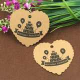 Happy Birthday Series Tag Various Patterns Styles Hang Tags 100Pcs/Lot
