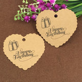 Happy Birthday Series Tag Various Patterns Styles Hang Tags 100Pcs/Lot