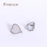 Heart Shell Earring Hooks for DIY Jewelry Making