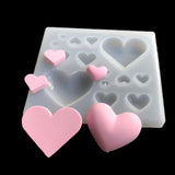 Heart Silicone Mold for DIY Jewelry Making