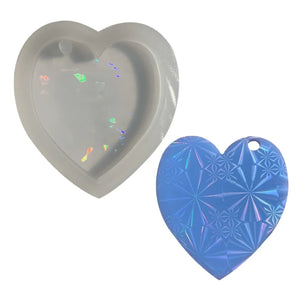 Heart Silicone Mold Resin Keychain DIY Jewelry Casting Molds
