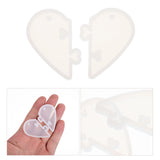 Heart Silicone Puzzle Molds Resin Sign Epoxy Casting Clay Pendant Mold