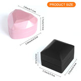 Heart LED Light Ring Box Velvet Jewelry Display Gift Storage Case