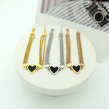 Heart Stainless Steel Silver Chain Bracelet for Women