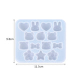 Heart Star Epoxy Resin Silicone Mold DIY Jewelry Making