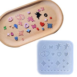 Heart Start Silicone Moulds Hollow Epoxy Shaker Fillings Silicone Molds