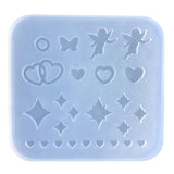 Heart Start Silicone Moulds Hollow Epoxy Shaker Fillings Silicone Molds