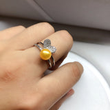 Heart Style Ring Mountings Findings Settings Adjustable Ring