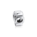 Heart Treble Clef Charm 925 Silver Fits Beads Bracelets Necklaces DIY