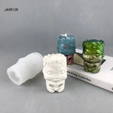 Heart Tree Man Candle Silicone Mold for Desktop Decor
