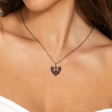 Heart Wing Necklace 925 Silver Pendant