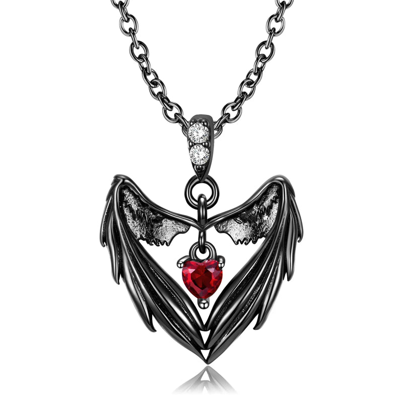 Heart Wing Necklace 925 Silver Pendant