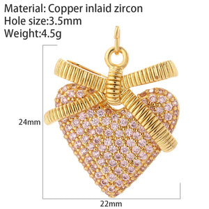 Heart and Greek Eye Pendant Charms for Diy Earrings Keychain Necklace