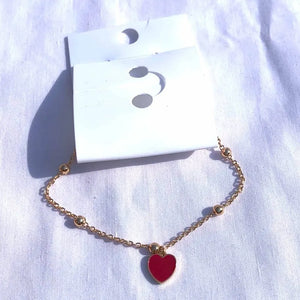 Heart Bracelet Enamel for Girl Woman Jewelry