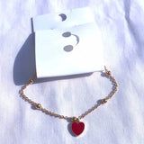 Heart Bracelet Enamel for Girl Woman Jewelry