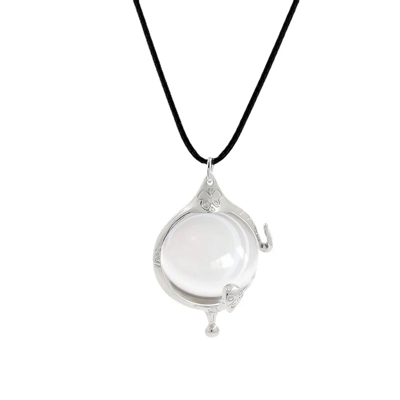 Kandrakar Necklaces Anime Cosplay Glass Ball Pendant Accessory for Women