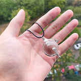 Kandrakar Necklaces Anime Cosplay Glass Ball Pendant Accessory for Women