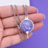 W.i.t.c.h. Heart of Kandrakar Pendant Purple Necklace Cosplay Jewelry