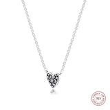 Winter Necklace 925 Sterling Silver CZ Pendant Women Jewelry