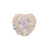 Heart-shape Ring Pillow Small Rings Box Multifunctional Holder Container Wedding