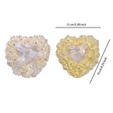 Heart-shape Ring Pillow Small Rings Box Romantic Holder
