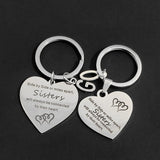 Heart-shaped Initial Keychain for Car Keys Graduation Anniversary Keyring