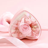 Heart-shaped Jewelry Box Ring Necklace Display Holder Wedding Ring box