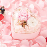 Heart Jewelry Organizer Case Wedding Ring Pendant Earring Box