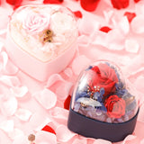 Heart Jewelry Organizer Case Wedding Ring Pendant Earring Box