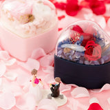 Heart Jewelry Organizer Case Wedding Ring Pendant Earring Box