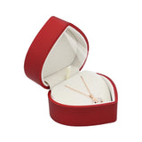 Heart Shaped LED Light Jewelry Box Ring Pendant Gift Packaging Display