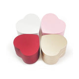 Heart Shaped LED Light Jewelry Box Ring Pendant Gift Packaging Display