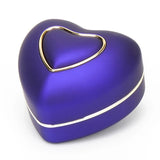 LED Light Wedding Ring Box Heart Shape for Rings Necklace