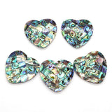 Abalone Shell Heart Pendant DIY Jewelry Making Necklace Earrings 1pcs