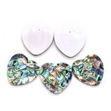 Abalone Shell Heart Pendant DIY Jewelry Making Necklace Earrings 1pcs