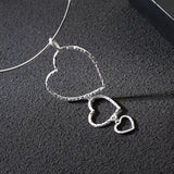 Heart Shaped Necklace for Women Choker Neck Jewelry Gift
