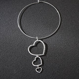 Heart Shaped Necklace for Women Choker Neck Jewelry Gift
