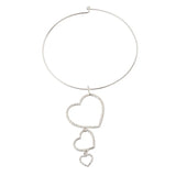Heart Shaped Necklace for Women Choker Neck Jewelry Gift