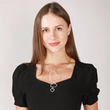 Heart Shaped Necklace for Women Choker Neck Jewelry Gift